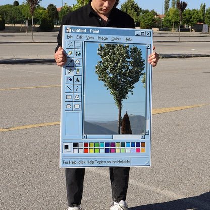 Miroir mural décoration esthétique nostalgique