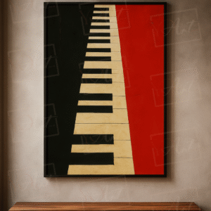Piano rouge