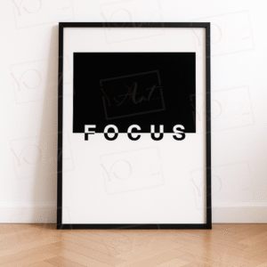 Affiche Focus Minimaliste