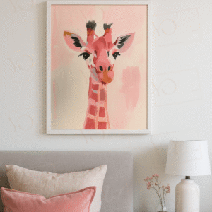 La Girafe en Rose