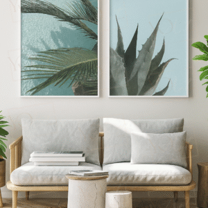 Plantes Tropicales turquoise
